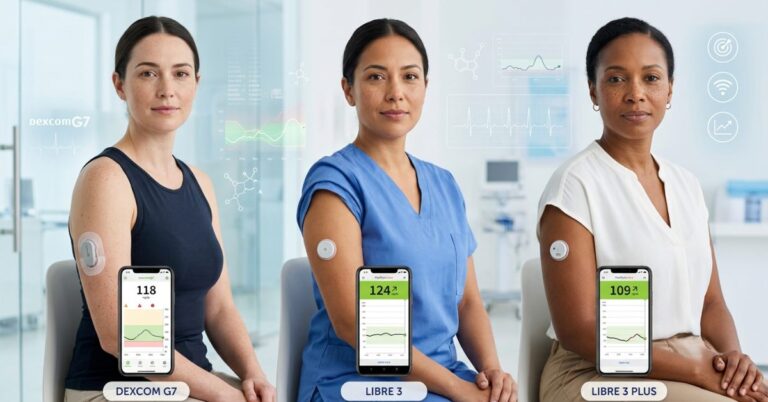 Dexcom G7 vs. FreeStyle Libre 3 and Libre 3 Plus CGM