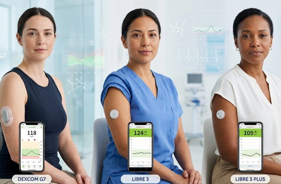 Dexcom G7 vs. FreeStyle Libre 3 and Libre 3 Plus CGM